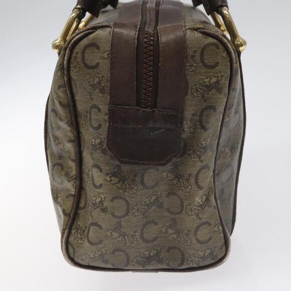 CELINE C Sulky Hand Bag Pvc Dark Brown Gold - Picture 5 of 12